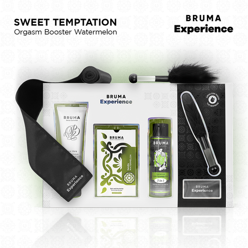 BRUMA XPERIENCE - KIT TENTAZIONE DOLCE ANGURIA CON POTENZIATORE DELL'ORGASMO