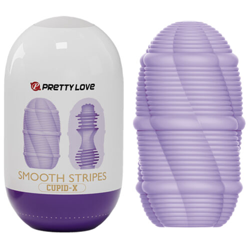 PRETTY LOVE - HUEVO MASTURBADOR DE CUPIDO DE RAYAS SUAVES