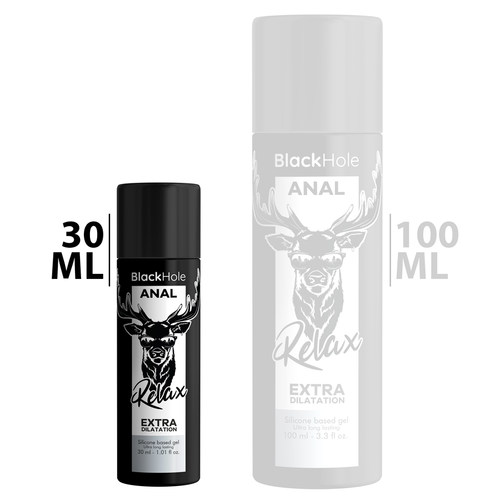 AGUJERO NEGRO - DILATACIÓN ANAL CON BASE DE SILICONA EN GEL 30 ML
