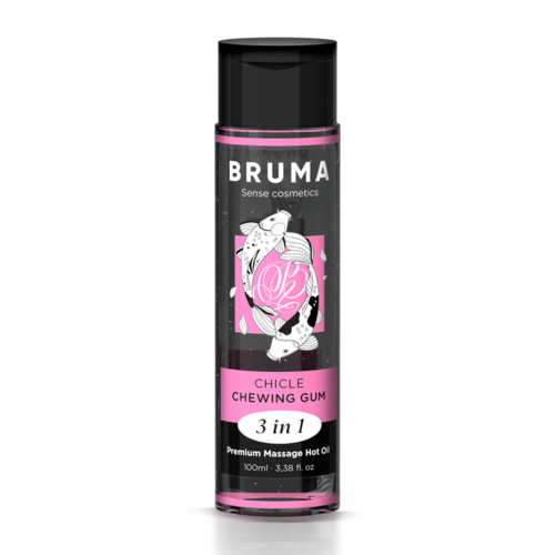 BRUMA - PREMIUM MASSAGE HOT OIL CHEWING GUM 3 IN 1 - 100 ML