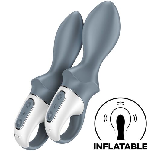 SATISFYER - AIR PUMP BOOTY 1 VIBRATORE GONFIABILE ANALE GRIGIO