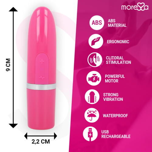 MORESSA - IVY VIBRADOR ESTIMULADOR VIAJE ROSA