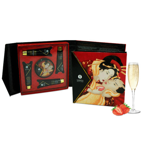 SHUNGA - KIT SEGRETE FRAGOLE E CAVA PER GEISHA